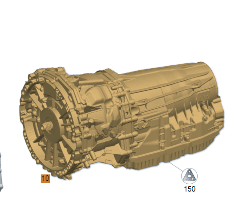 Mercedes Automatikgetriebe 725038 725.038 